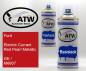 Preview: Ford, Electric Currant Red Pearl Metallic, GE / M6607: 400ml Sprühdose + 400ml Klarlack - Set, von ATW Autoteile West.